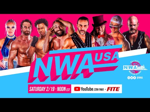 NWA USA S1E7 | Chris Adonis vs Fable Jake! Kamille & Thom Latimer At The Podium! A Huge 4 Way Match!