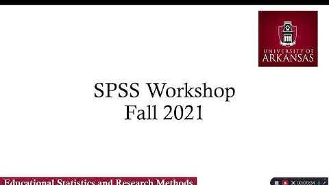Introduction to SPSS for Educational Statistics and Research Methods