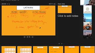 Belajar Bahasa Yunani: Kata Penunjuk Holos dan latihan parsing serta terjemahkan.