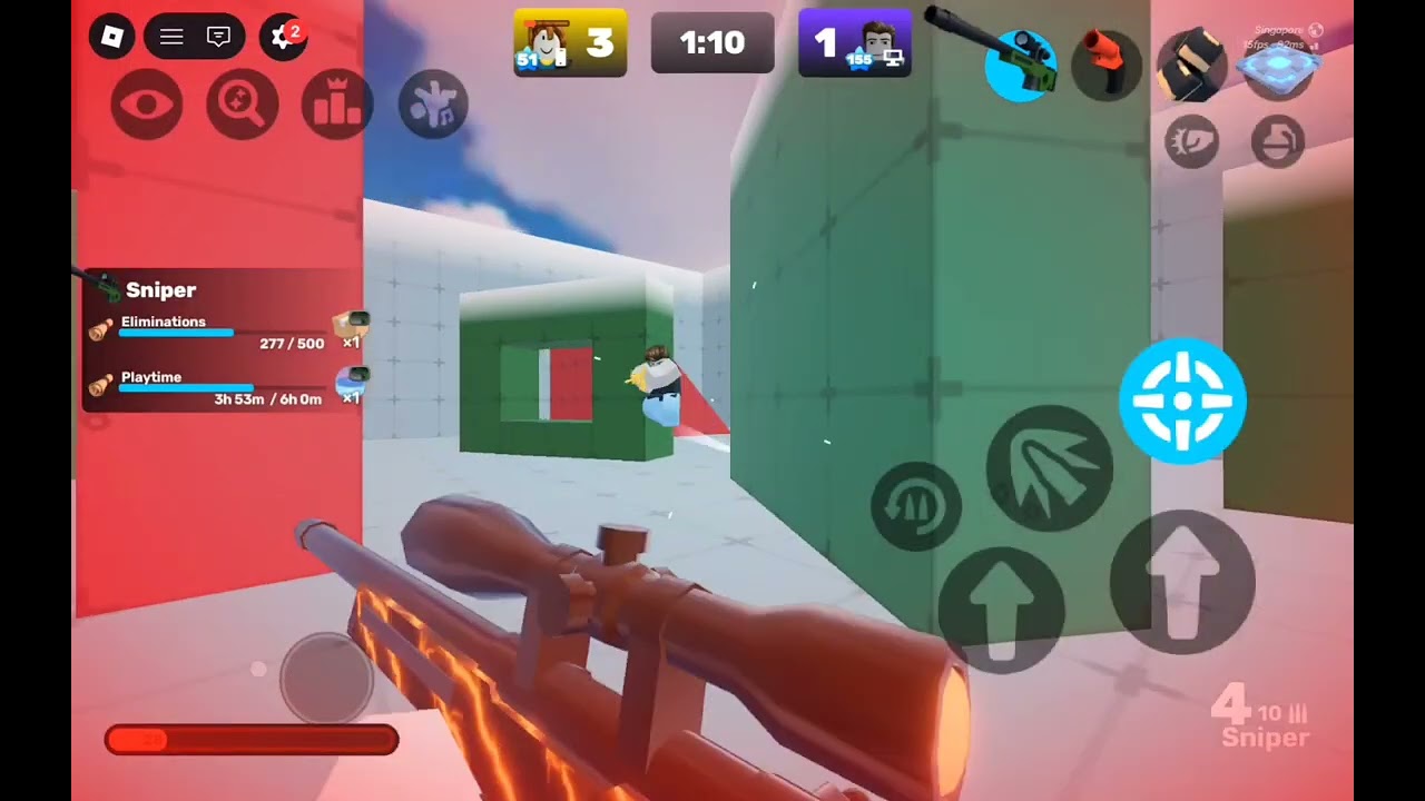 Snipe god for for a reason! (Roblox rivals gameplay)