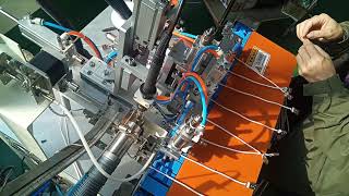 AM121-A A male connector soldering machine
