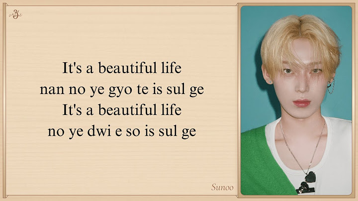 ENHYPEN SUNOO 'Beautiful (Original song: Crush)' Easy Lyrics