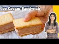 Ice Cream Sandwich Recipe | Quick Ice Cream Sandwich Recipe | Cookie Ice Cream Sandwich at Home