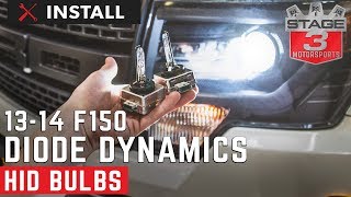 2013-2014 F150 Diode Dynamics Replacement OEM HID Bulbs Install