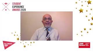 The Student Experience Awards acceptance speeches 2020