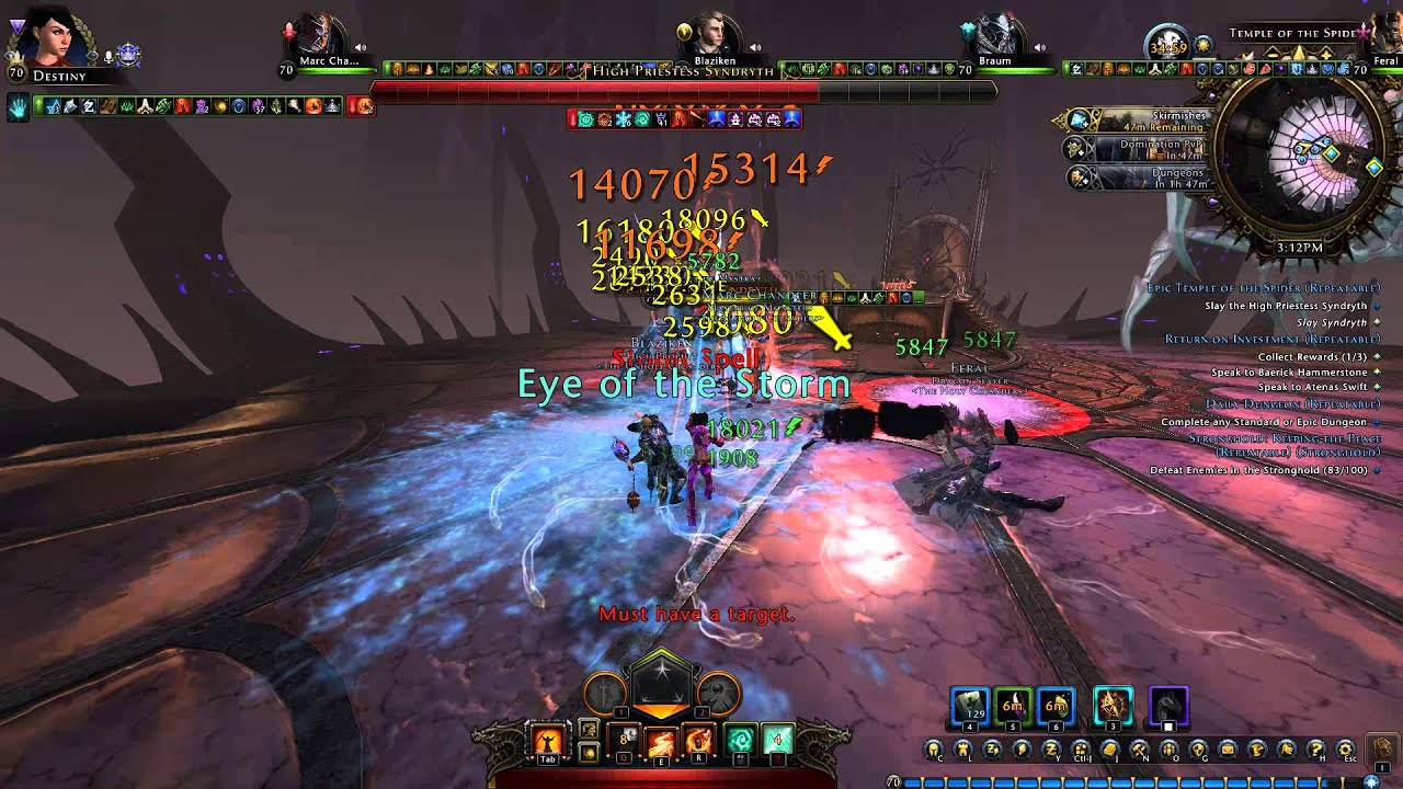 Neverwinter Syndryth boss kill mod 7 cw 3k etos