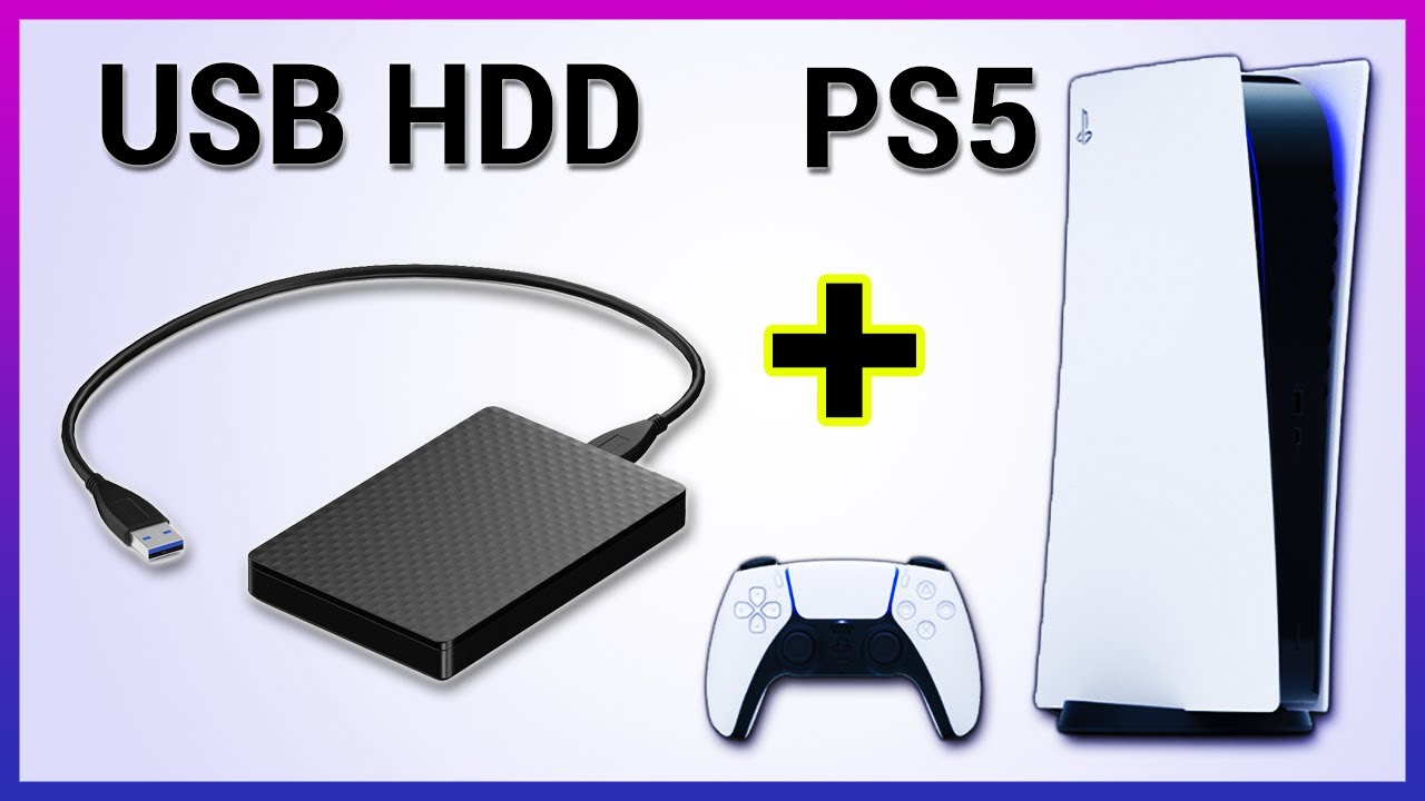 PS5 storage can be expanded with external hard drives or third