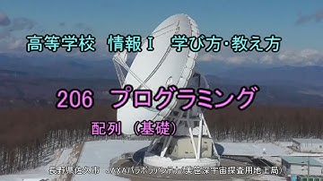 高校 情報1「Pythonこれだけ206」配列　基礎（大学入学共通テストもこれでＯＫ）[高等学校情報1学び方教え方]