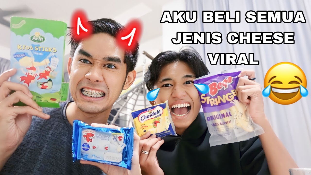AKU BELI SEMUA JENIS CHEESE VIRAL 😂