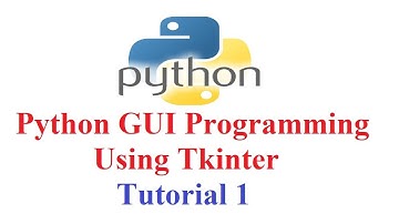Python GUI Programming using Tkinter (Introduction and using Buttons)