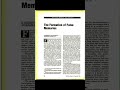 False Memories - Two Minute Papers #psychology #memory #law #study #academia #behaviour #lost