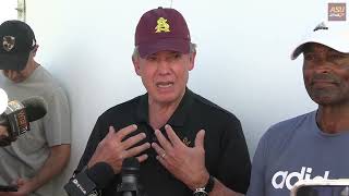 ASU president Michael Crow and athletic director Ray Anderson on move to the Big 12 ()