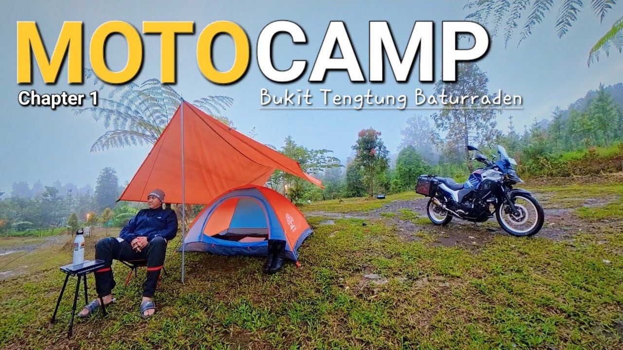 SOLO MOTOCAMP PERTAMA! Hujan Semalaman, Kabut Paginya Menenangkan Jiwa | Versys X 250