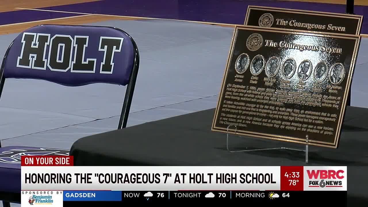 Honoring the 'Courageous 7' at Holt HS - YouTube