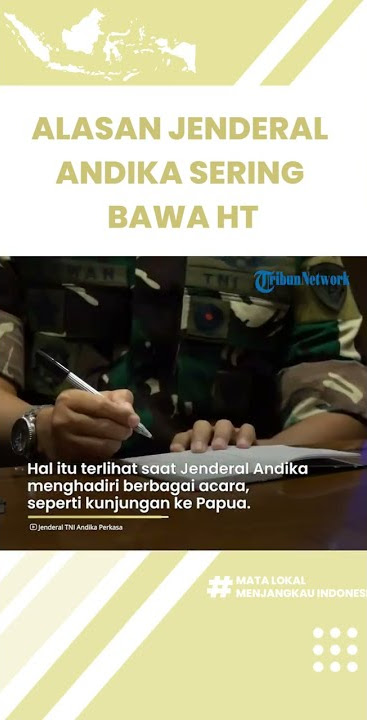 Jarang Terlihat dengan Tongkat Komando, Jenderal Andika Lebih Sering Membawa HT