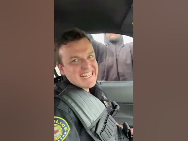 Criminal Passes out while breaking into OCCUPIED Police Car SHORT FULL VIDEO LINKED BELOW