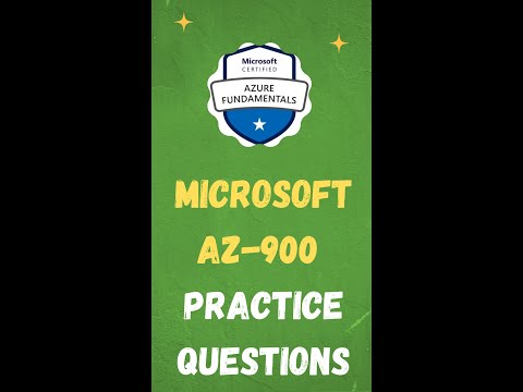 Microsoft AZ 900 Practice Question