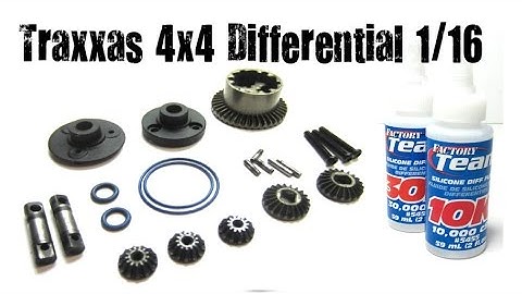 How To Maintain Clean Shim & Re Oil Traxxas 1/16 Differentials (E-Revo, Summit, Slash, Rally)