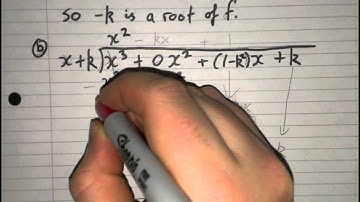 2013(S) Maths HL Paper 1 Question 3 (Roots, Algebraic Division, Complex Numbers)