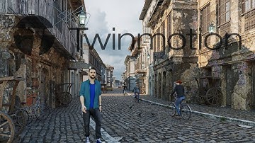 TWINMOTION 2023 QUICK RENDER EPISODE 01 (OLD BUILDINGS) PATH TRACER