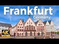 Frankfurt, Germany Walking Tour (4k Ultra HD 60fps) – With Captions