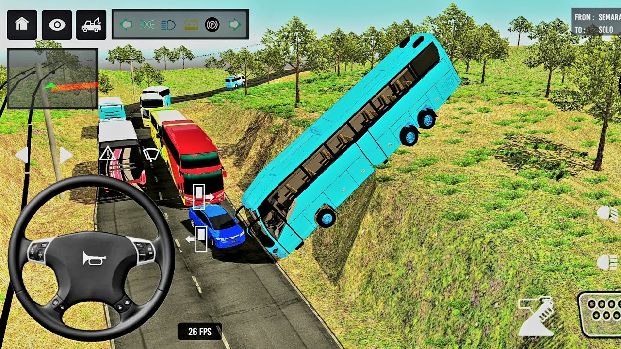 ⁣Coach Bus 2025 Simulator India Off Road Bus Game Simulator Gameplay Part #50