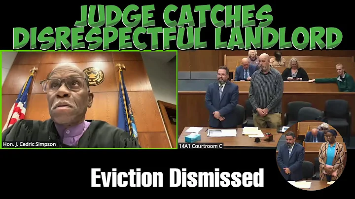 Judge CATCHES DISRESPECTFUL Landlord in Eviction Court - That Will NOT Happen Here
