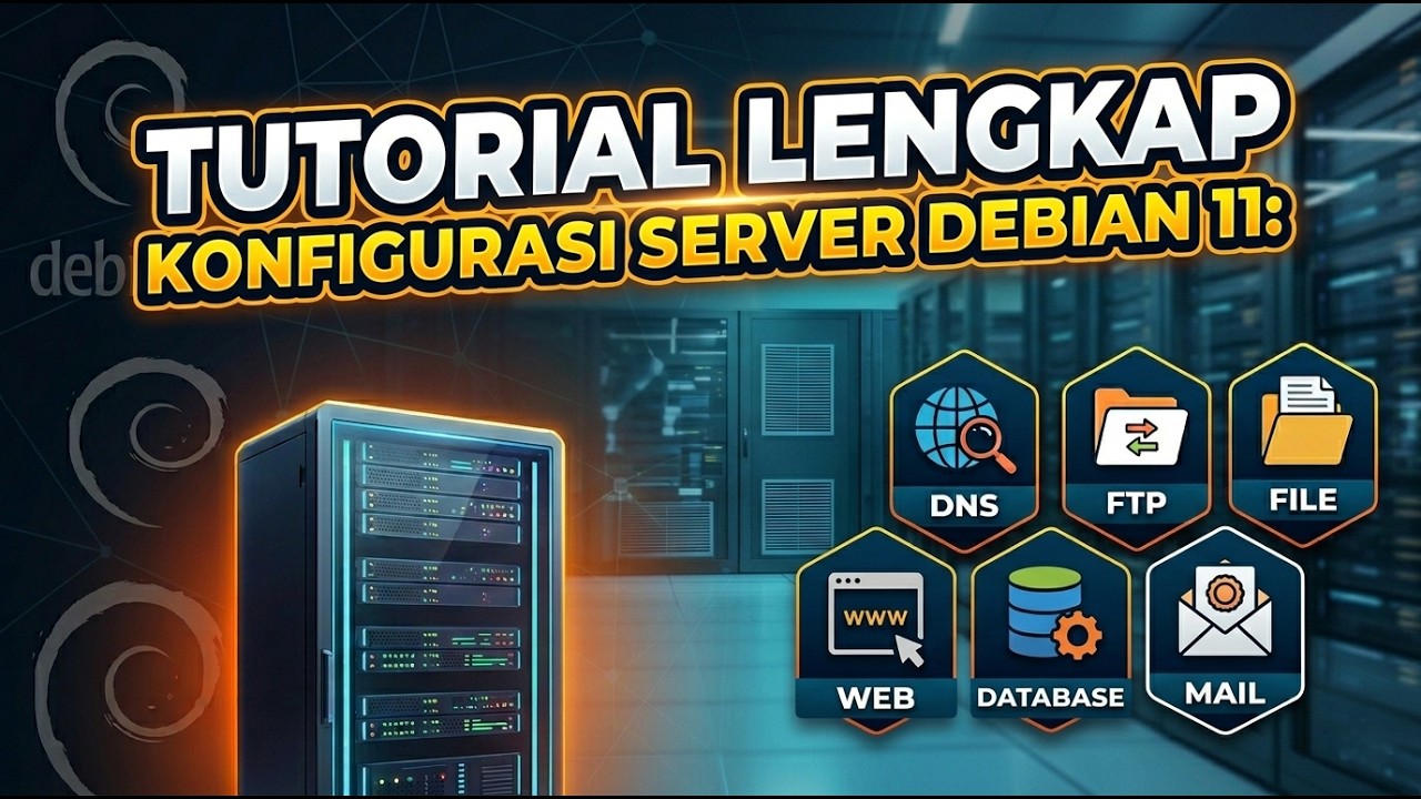 Tutorial Lengkap Konfigurasi Server Debian 11: DNS, FTP, File, Web ...