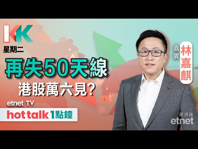 多重利淡因素 美股大地震在即？︱港股走勢轉弱失50天線︱盤點新國九條受惠股