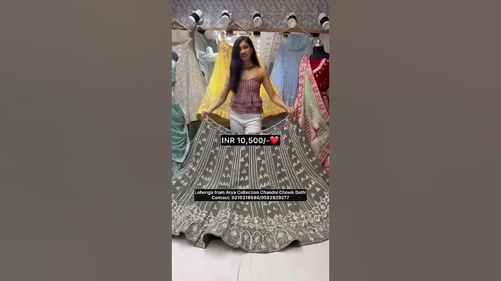 5 Under 10k Lehenga Choli😍Shopping in Chandni Chowk#shorts #ashortaday #lehenga #lehengacholi