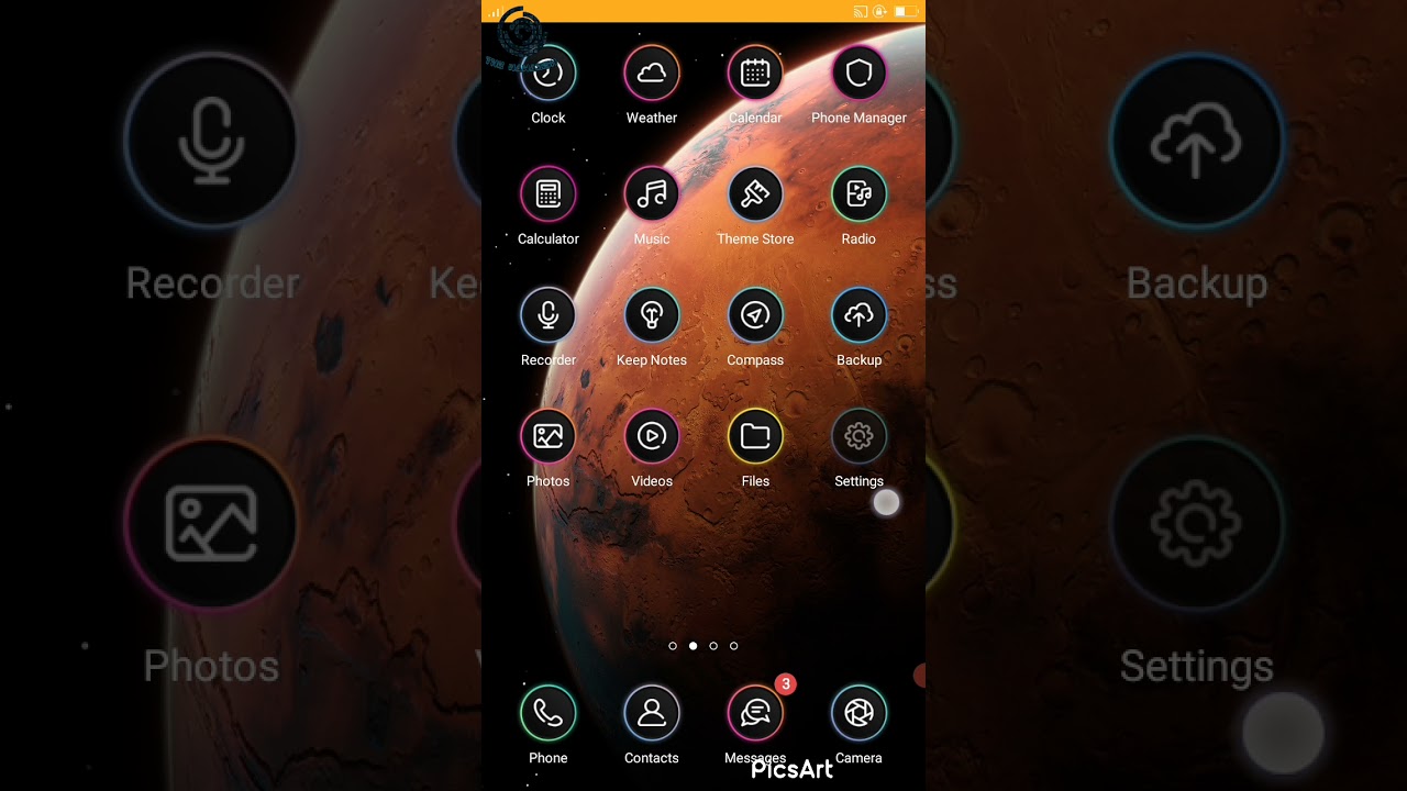 How to Theme wallpaper and font style in oppo A71 mobile