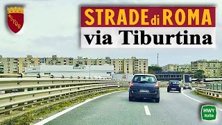 Guidare a ROMA - via Tiburtina | GRA - Stazione Termini