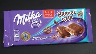 Milka - Brezel Time Mit Gesalzenem Laugengebäck Chocolate With Salty Pretzel Pieces