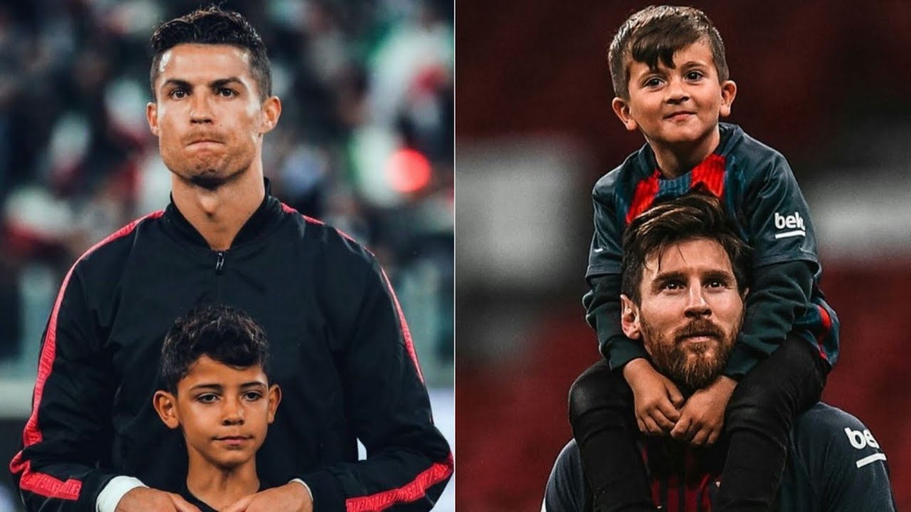 Ronaldo jr. Vs Thiago Messi | Who's son is better | Is Ronaldo's son