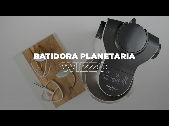 Batidora Planetaria Wizzo Moulinex 7 Velocidades 1000w - MOULINEX BATIDORAS  - Megatone