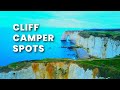 De mooiste klif camper plaatsen aan de Franse (noord) kust