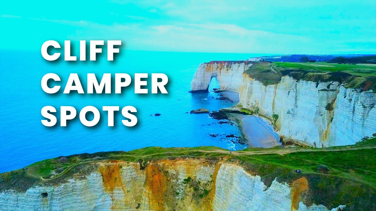 De mooiste klif camper plaatsen aan de Franse (noord) kust