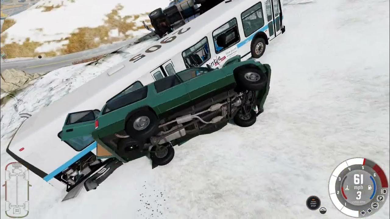 Crash test from the mountain BeamNG DRIVE 2023 141 YouTube