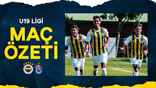 Maç Özeti̇ Fenerbahçe 4-0 Trabzonspor U-19