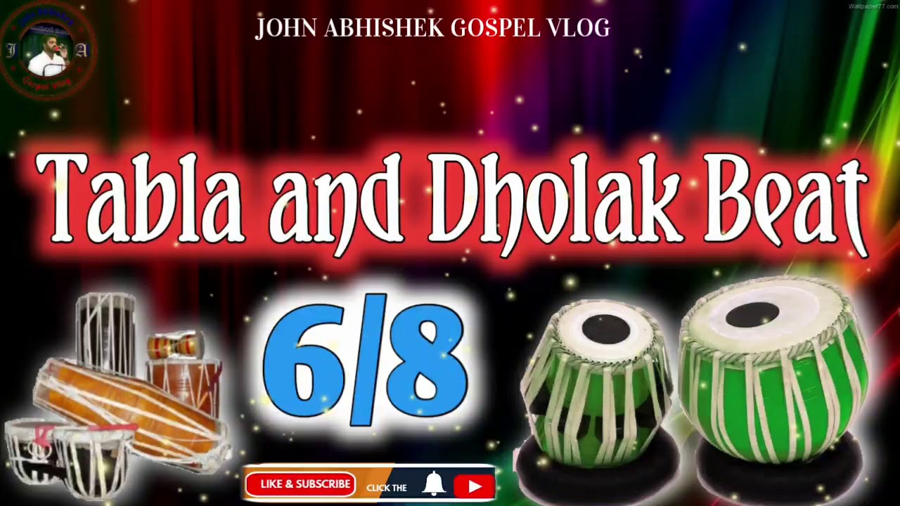 68 Tabla and Dholak beat music loop