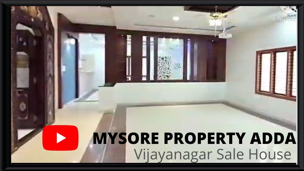 40X60 NEW 3BHK SALE HOUSE VIJAYANAGAR 3RD STAGE MYSORE YouTube