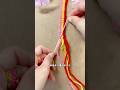マクラメ編みストライプミサンガの作り方 ミサンガ Youtubeshorts