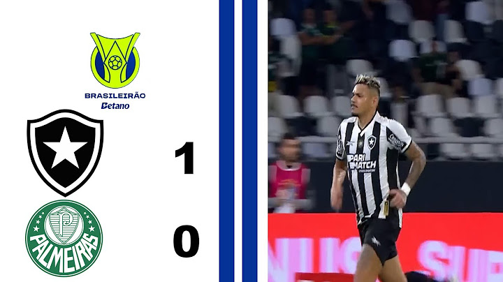 BOTAFOGO 1X0 PALMEIRAS - 17ª RODADA - BRASILEIRO SÉRIE A 2024