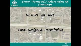 Craven Thomas Road / Robert Helms Road Streetscape