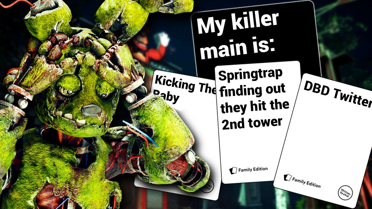 I Created DBD Cards Against Humanity