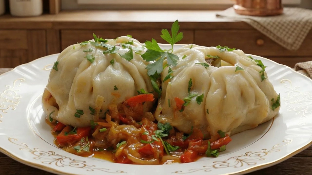 😋ПОТРЯСАЮЩЕЕ ГОРЯЧЕЕ БЛЮДО ДЛЯ УЖИНА😋 #мантынасковородке #рецептмантов #mantyinpan #mantyrecipe