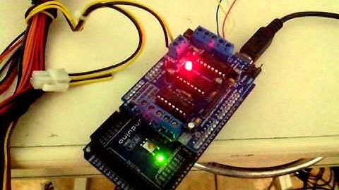 Arduino + Motor Shield AdaFruit L293D + Motor de passo