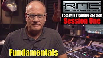 RME TotalMix Training Session - Session One - The Fundamentals