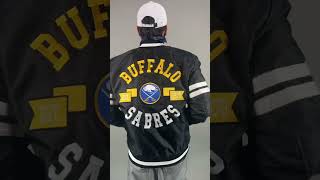 Buffalo Sabres Printed Logo Varsity Satin Jacket