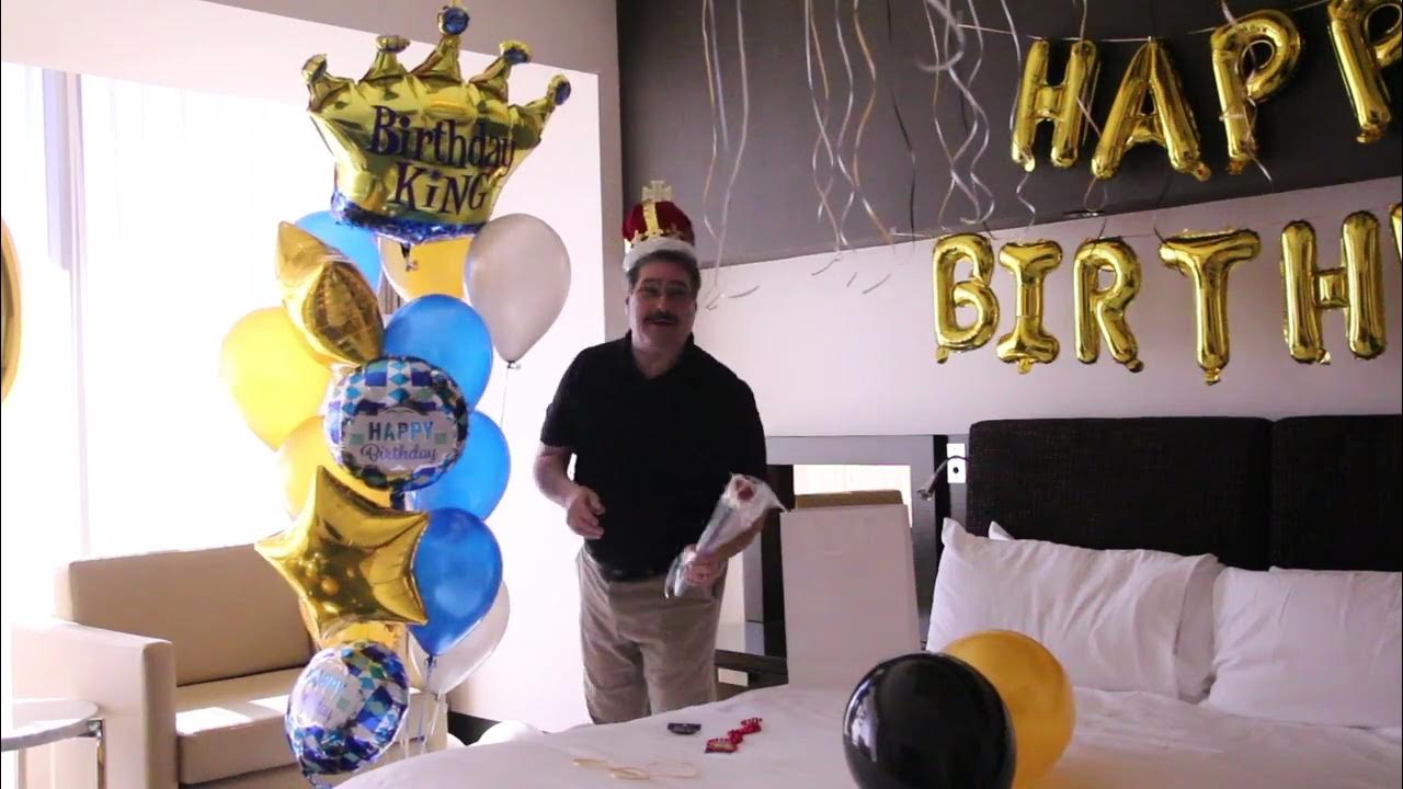 Birthday King Balloon Bouquet YouTube